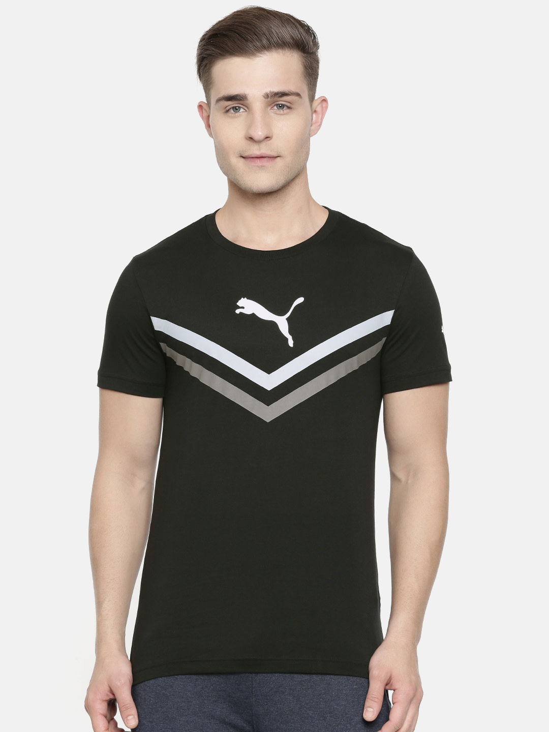 black t-shirt
